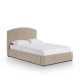 TOV Leah Taupe Performance Chenille Bed in Special 48 Width Sizing