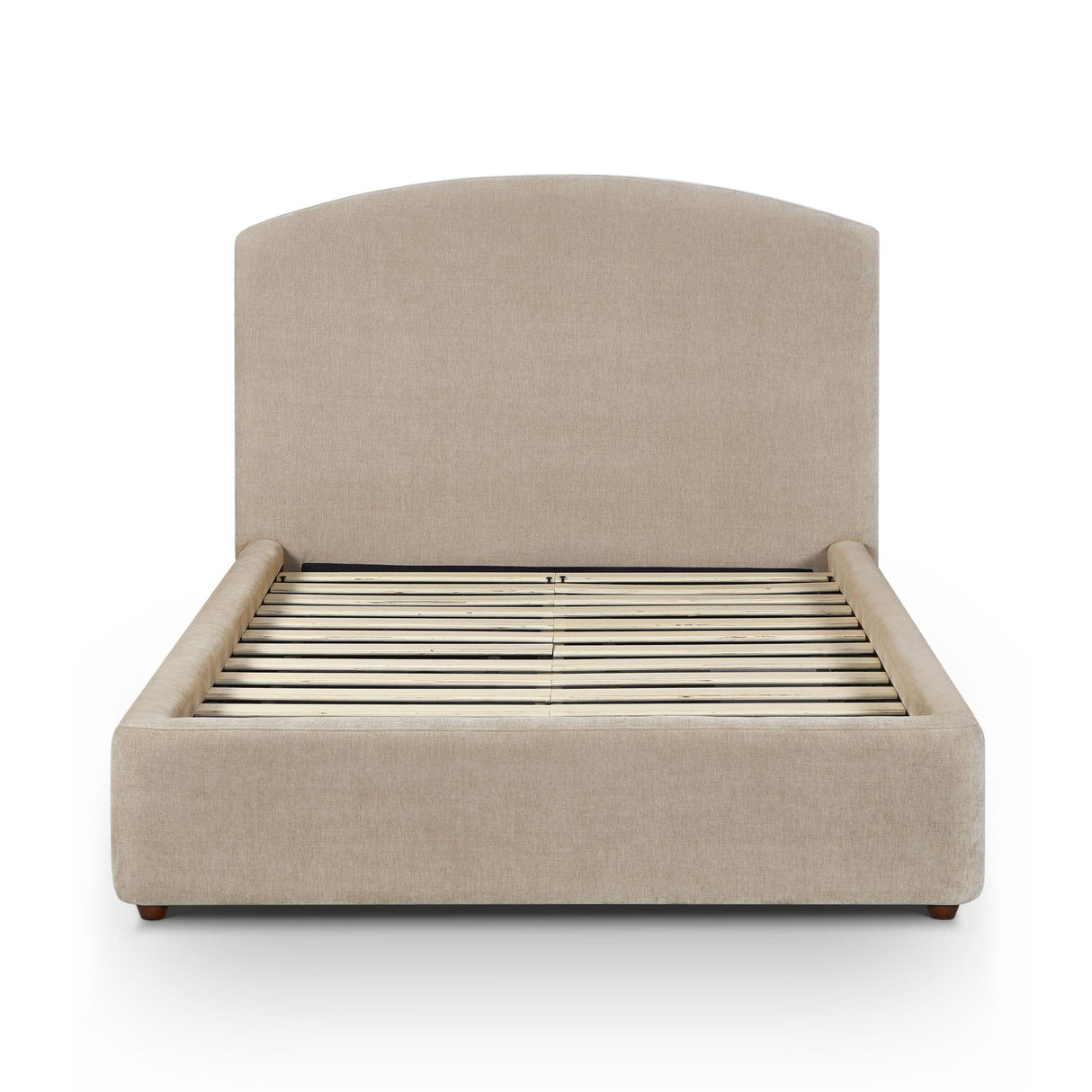 TOV Leah Taupe Performance Chenille Bed in Special 48 Width Sizing
