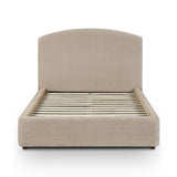 TOV Leah Taupe Performance Chenille Bed in Special 48 Width Sizing