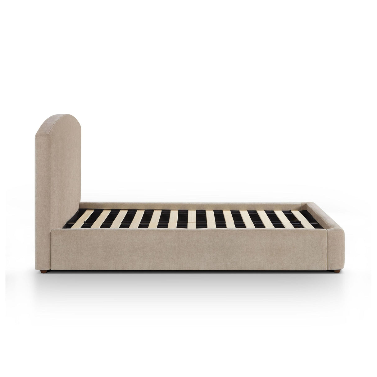 TOV Leah Taupe Performance Chenille Bed in Special 48 Width Sizing