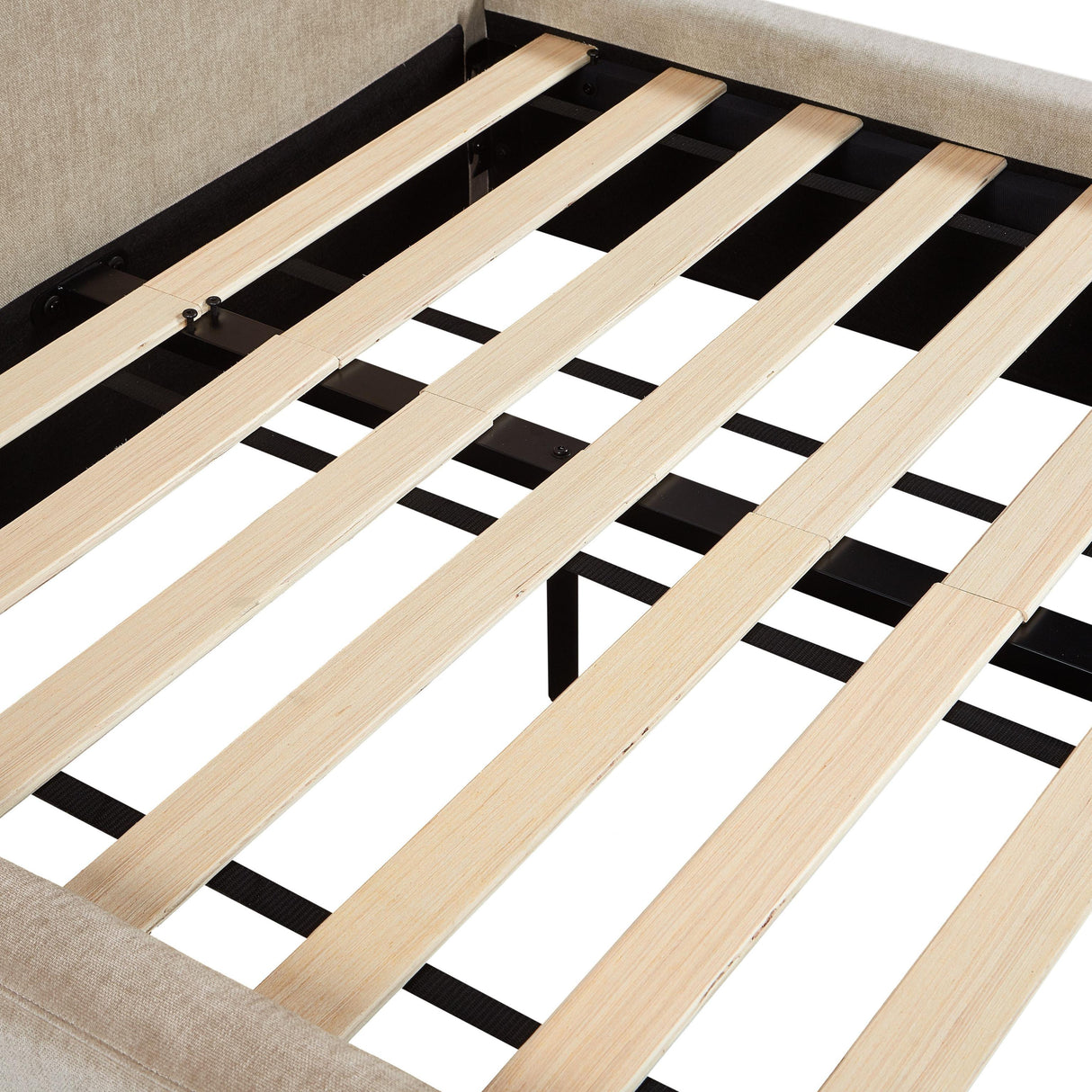 TOV Leah Taupe Performance Chenille Bed in Special 48 Width Sizing