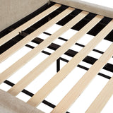 TOV Leah Taupe Performance Chenille Bed in Special 48 Width Sizing