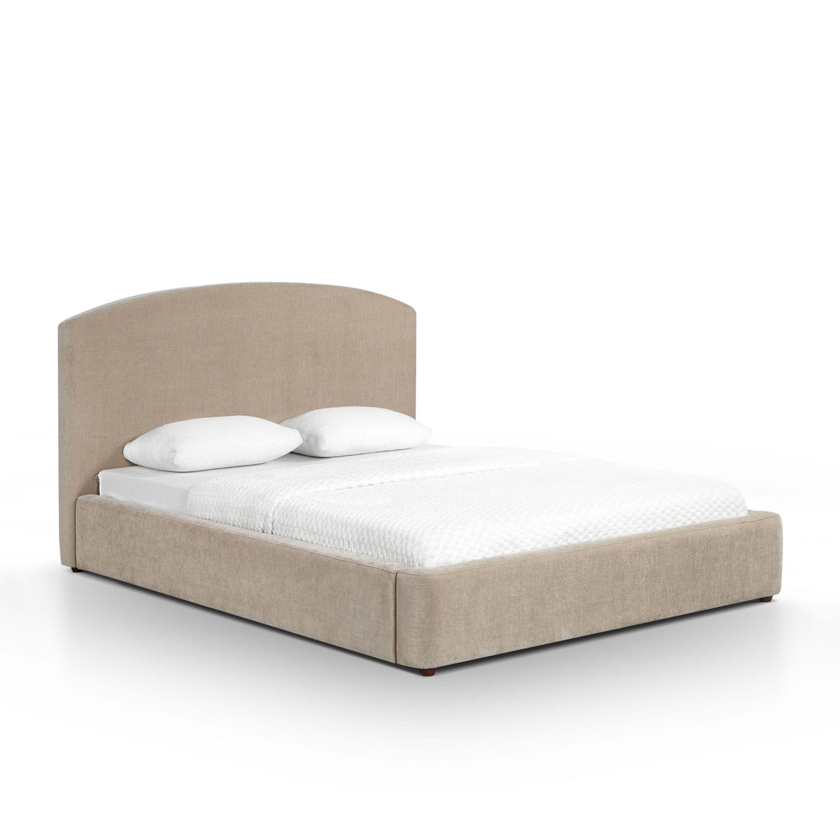 TOV Leah Taupe Performance Chenille Queen Bed