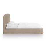 TOV Leah Taupe Performance Chenille Queen Bed