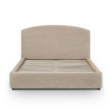 TOV Leah Taupe Performance Chenille Queen Bed