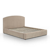 TOV Leah Taupe Performance Chenille Queen Bed