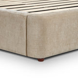 TOV Leah Taupe Performance Chenille Queen Bed