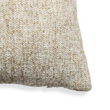 TOV Poh Washed Beige Boucle 20" Square Accent Pillow - COVER Cover