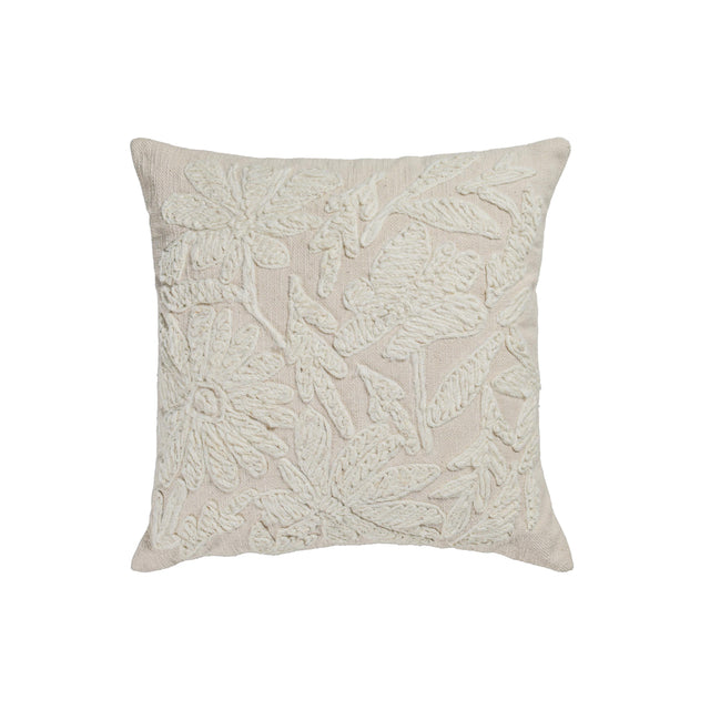 TOV Tabitha 24" Euro Size Square Embroidered Pillow