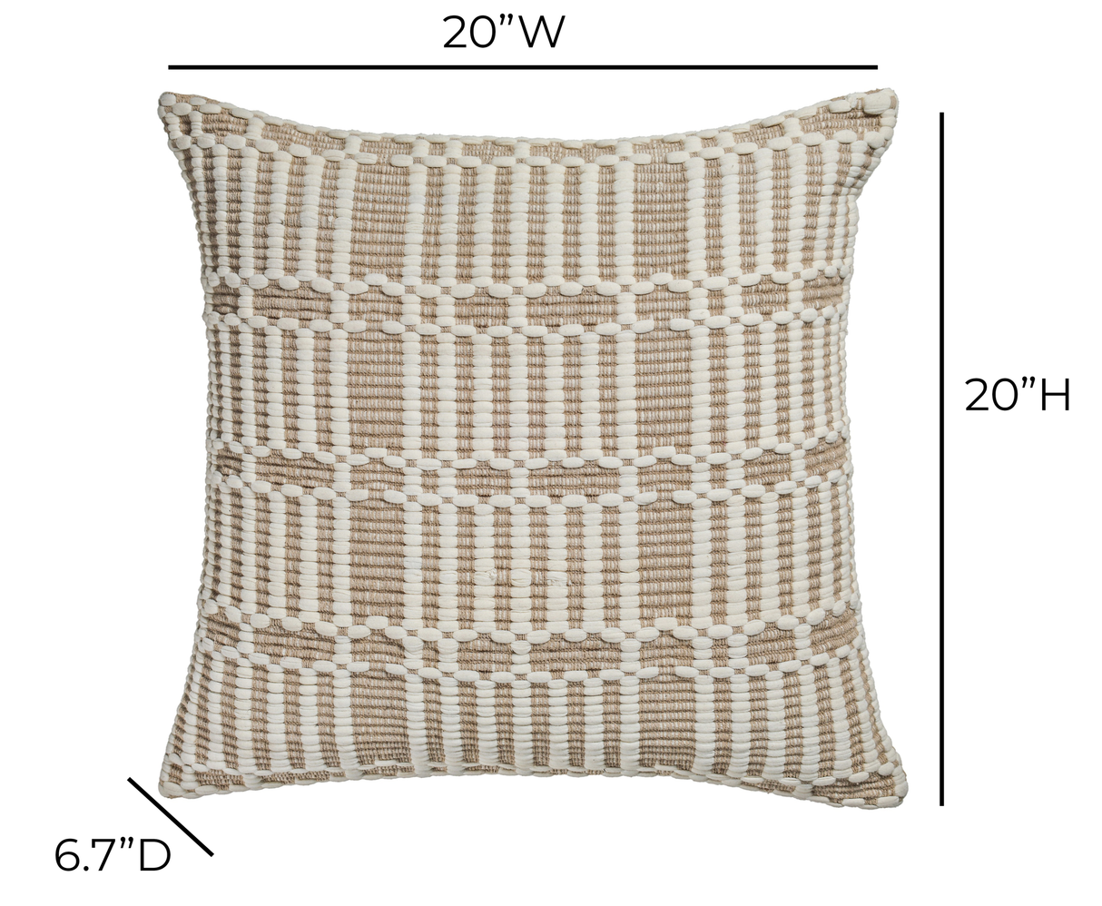 TOV Maresh "Cloud" 20 inch Square Woven Pillow