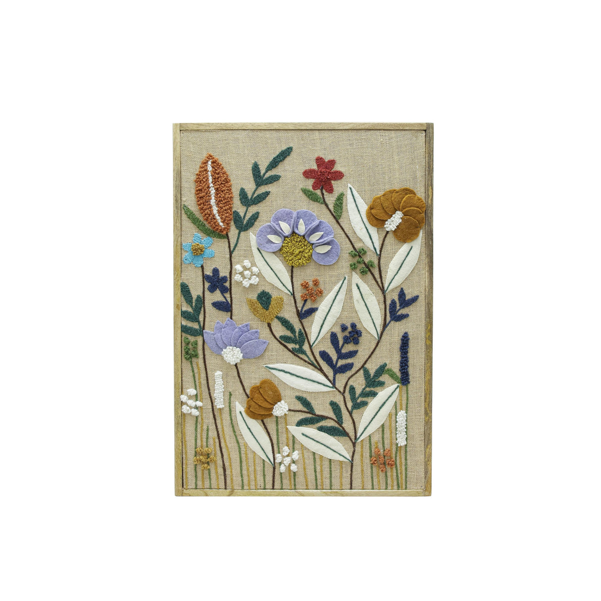 TOV Muro "Sprout" Large Embroidered Wall Art