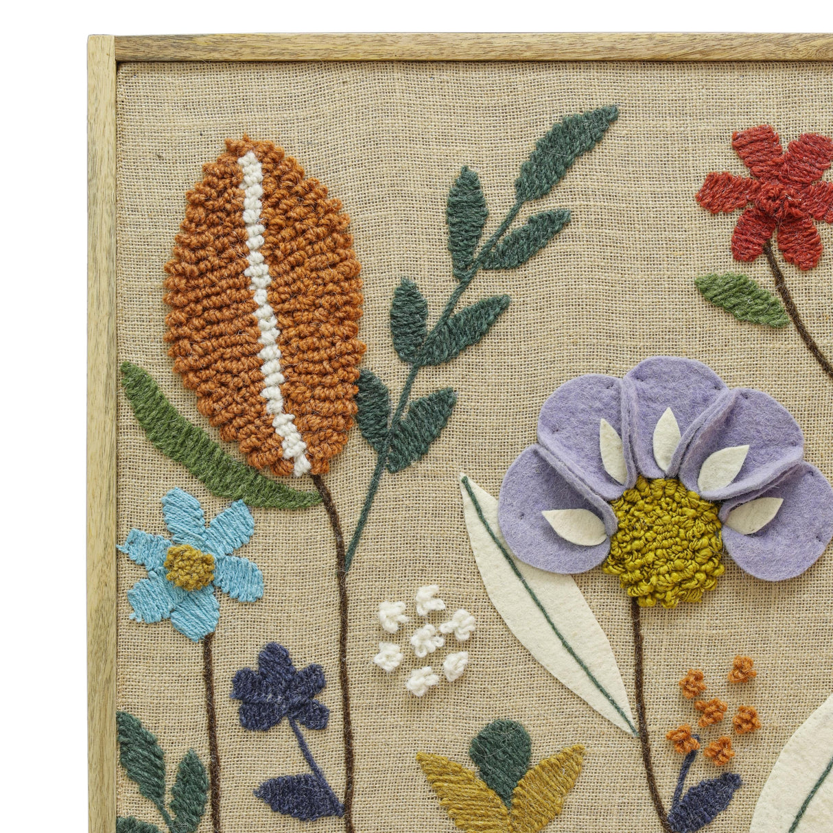 TOV Muro "Sprout" Large Embroidered Wall Art