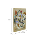TOV Muro "Sprout" Large Embroidered Wall Art