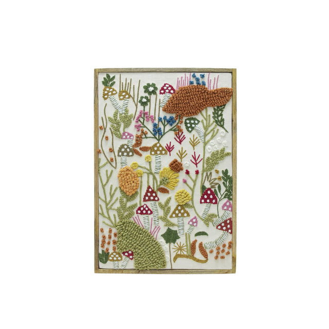 TOV Muro "Forage" Small Embroidered Wall Art