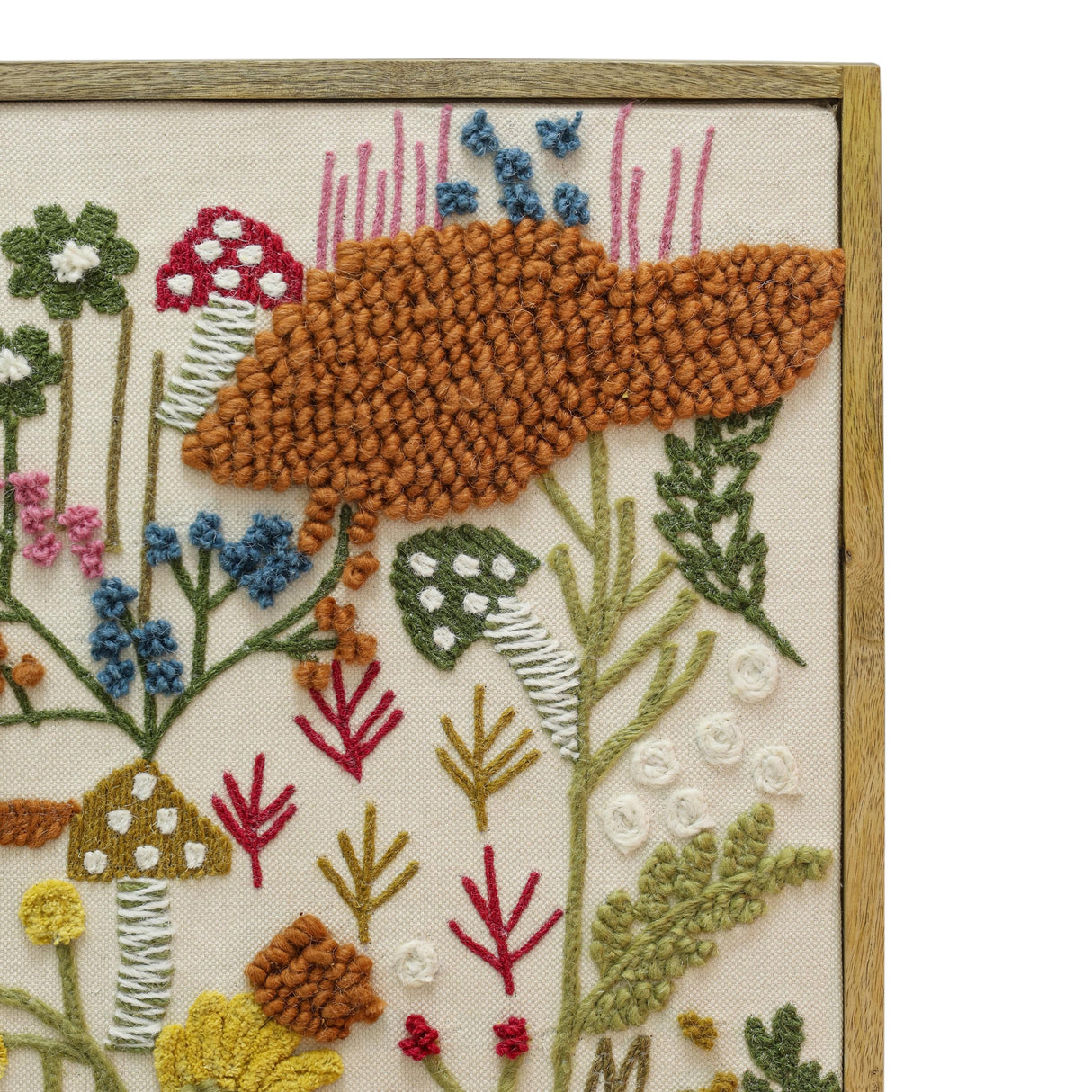 TOV Muro "Forage" Small Embroidered Wall Art