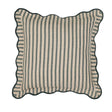 TOV Green Striped Linen Accent Cushion - COVER Cover