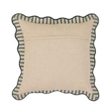 TOV Green Striped Linen Accent Cushion - COVER Cover