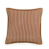 TOV Kora Terracotta Cotton Jute Throw Pillow - COVER Cover