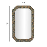 TOV Charlene Jewel Wall Mirror - Watercolor Print