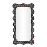 TOV Charlene Squiggle Wall Mirror - Biologic Print