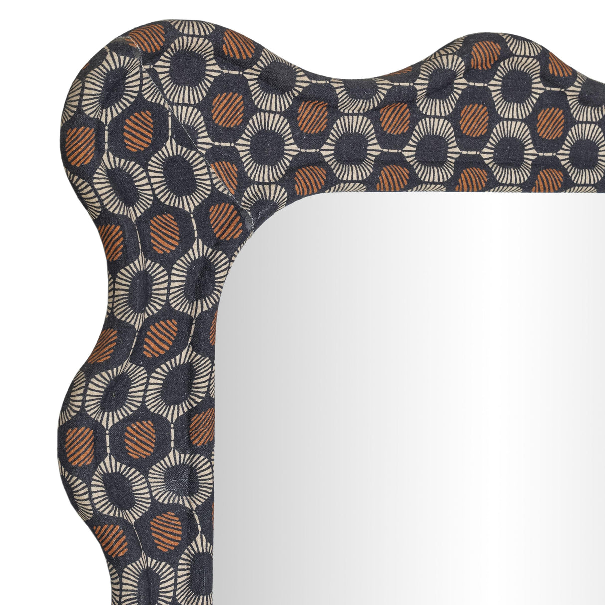 TOV Charlene Squiggle Wall Mirror - Biologic Print