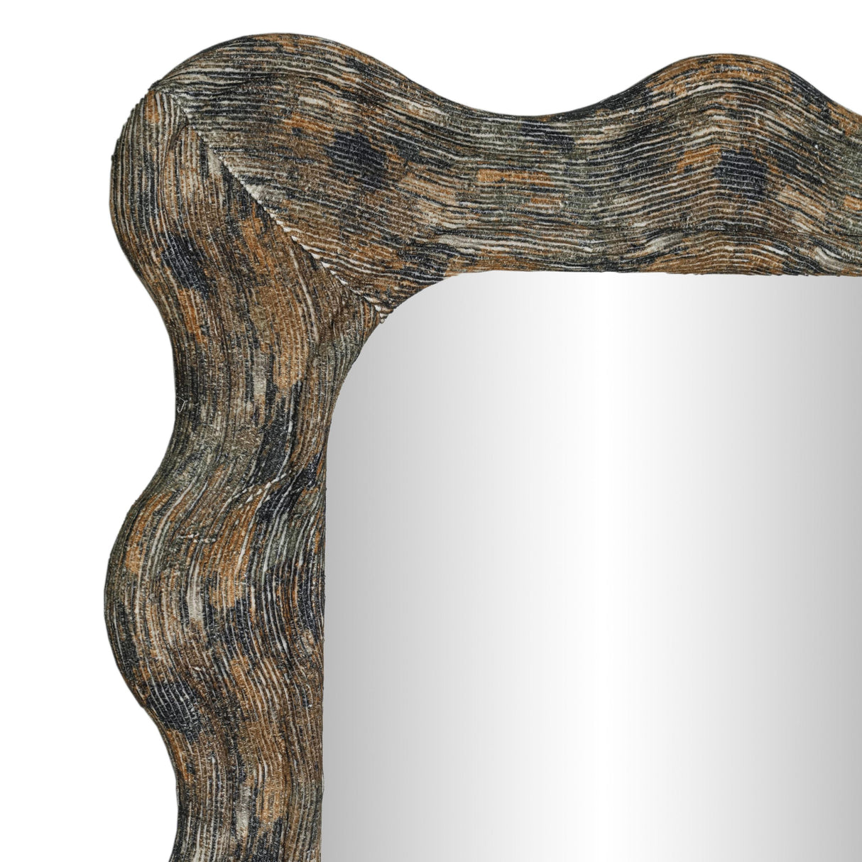 TOV Charlene Squiggle Wall Mirror - Watercolor Print