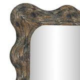 TOV Charlene Squiggle Wall Mirror - Watercolor Print