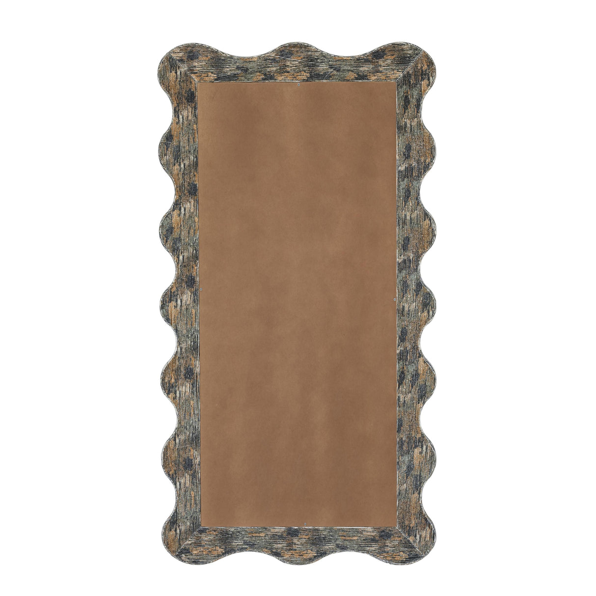 TOV Charlene Squiggle Wall Mirror - Watercolor Print