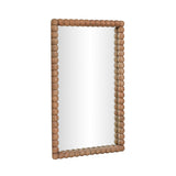 TOV Cheyanne Carved Solid Wood Rectangular Wall Mirror