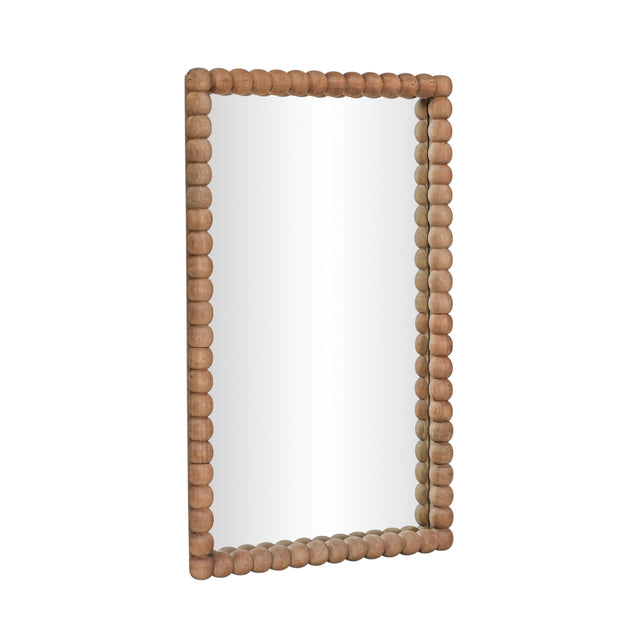 TOV Cheyanne Carved Solid Wood Rectangular Wall Mirror