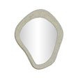 TOV Orpheus Ribbed Faux Stone Fiberglass Wall Mirror