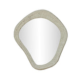 TOV Orpheus Ribbed Faux Stone Fiberglass Wall Mirror