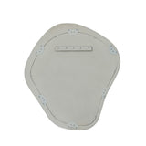 TOV Orpheus Ribbed Faux Stone Fiberglass Wall Mirror