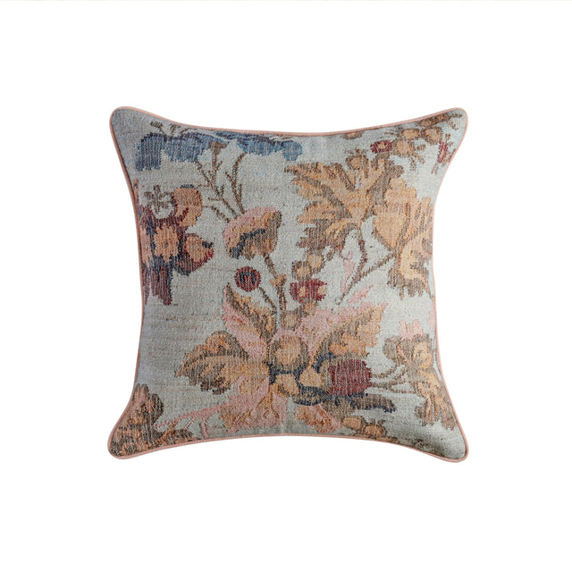 TOV Taman Natural Cotton Accent Pillow in Autumn Florals
