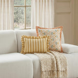 TOV Dolce Blush Pink Natural Cotton Accent Pillow