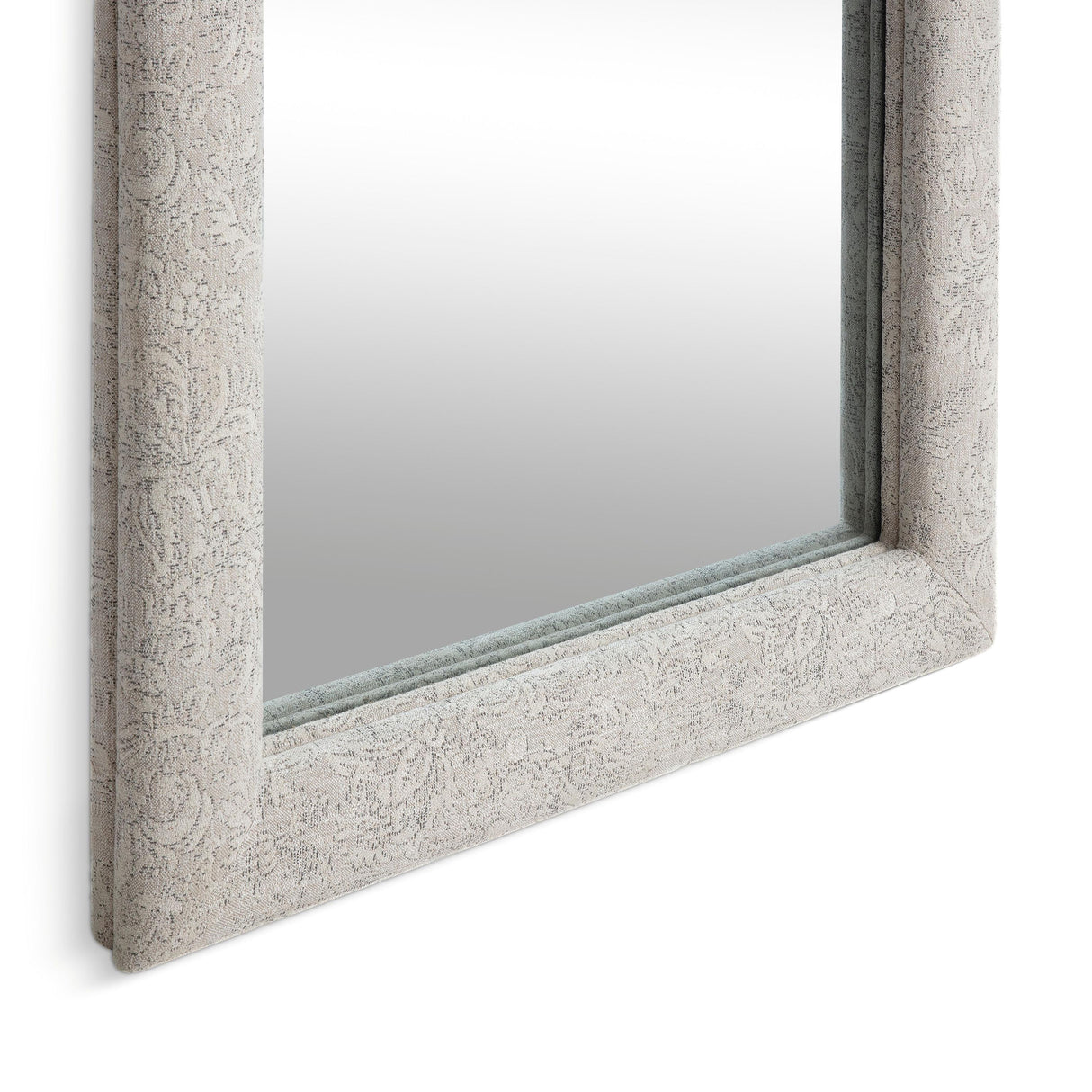 TOV Heidi Neutral Floral Jacquard Mirror