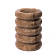 TOV Brown Marble Layered Vase