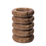 TOV Brown Marble Layered Vase