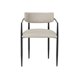 TOV Forte Forged Iron Upholstered Dining Chair