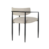 TOV Forte Forged Iron Upholstered Dining Chair