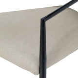 TOV Forte Forged Iron Upholstered Dining Chair
