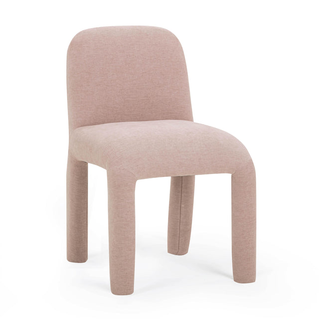 TOV Georgia Light Pink Performance Chenille Dining Chair