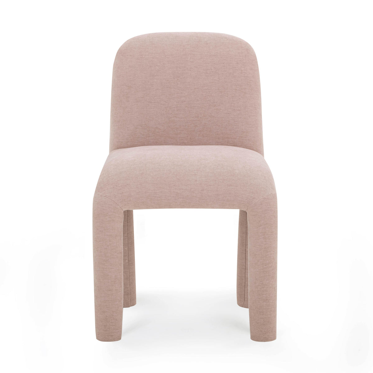TOV Georgia Light Pink Performance Chenille Dining Chair