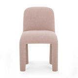 TOV Georgia Light Pink Performance Chenille Dining Chair