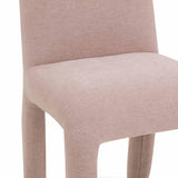 TOV Georgia Light Pink Performance Chenille Dining Chair