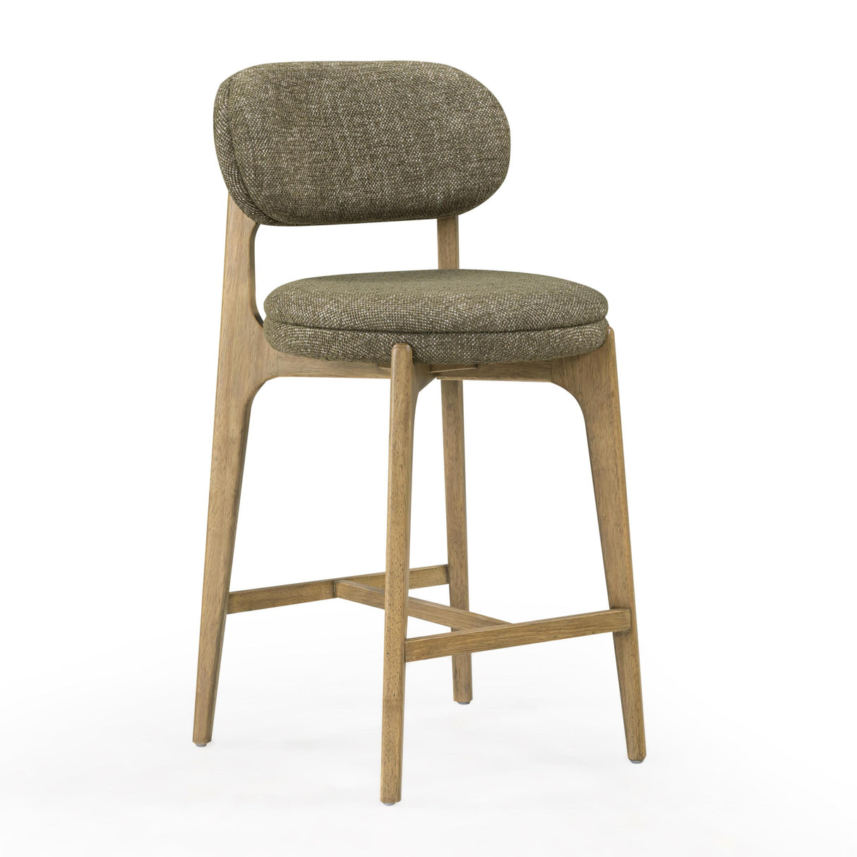 TOV Carnation Green Performance Fabric Counter Stool