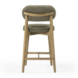 TOV Carnation Green Performance Fabric Counter Stool