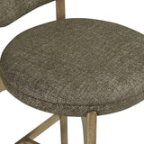 TOV Carnation Green Performance Fabric Counter Stool