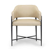 TOV Sezanne Taupe Performance Vegan Leather Dining Chair