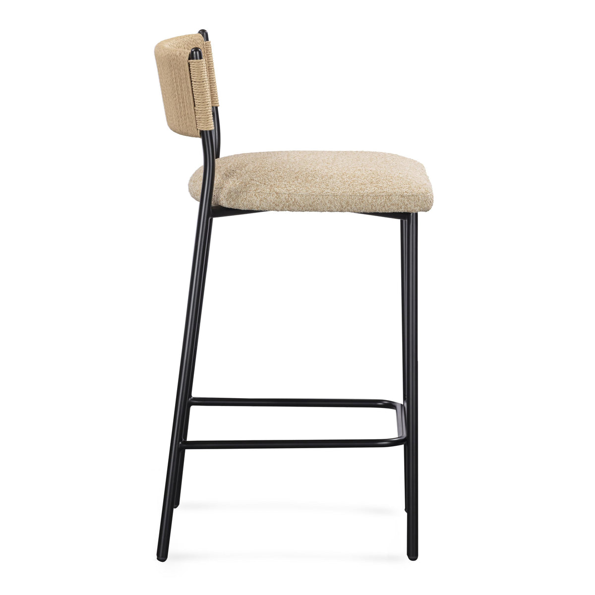 TOV Celine Tan Performance Speckled Boucle Barstool